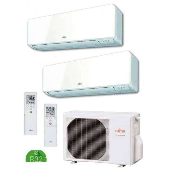 Aire Acondicionado 2x1 Fujitsu ASY 50 UI-MI (ASY25 + ASY35) Inverter R32
