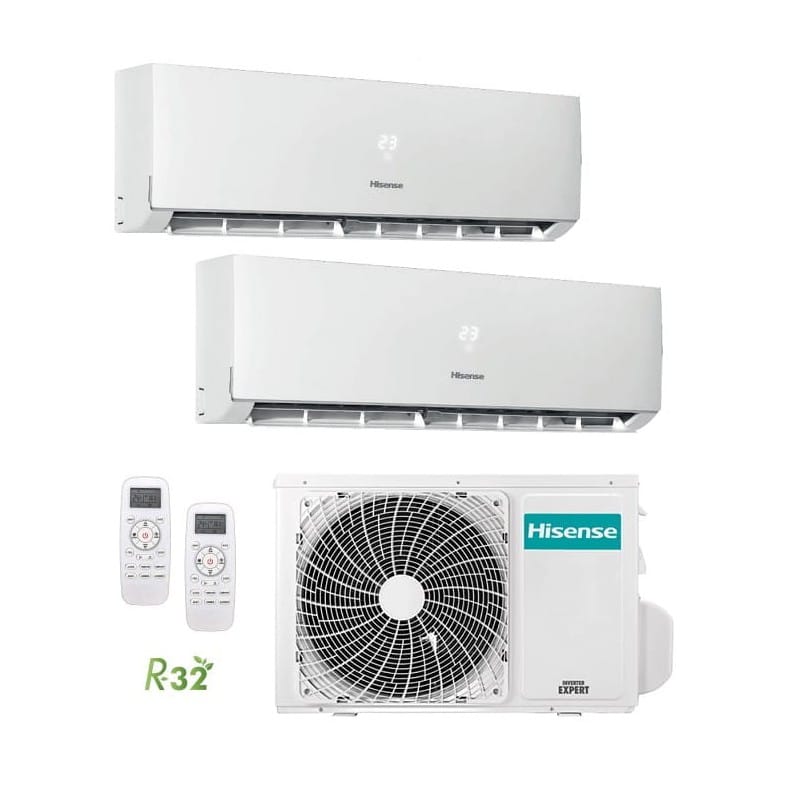 Aire Acondicionado 2x1 Hisense Hi-Comfort DJ25 + DJ35 WiFi
