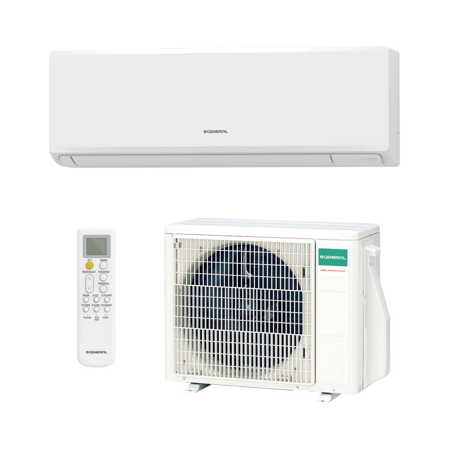 Aire Acondicionado Split General ASG12-KN Inverter R32 (WiFi Incluido)