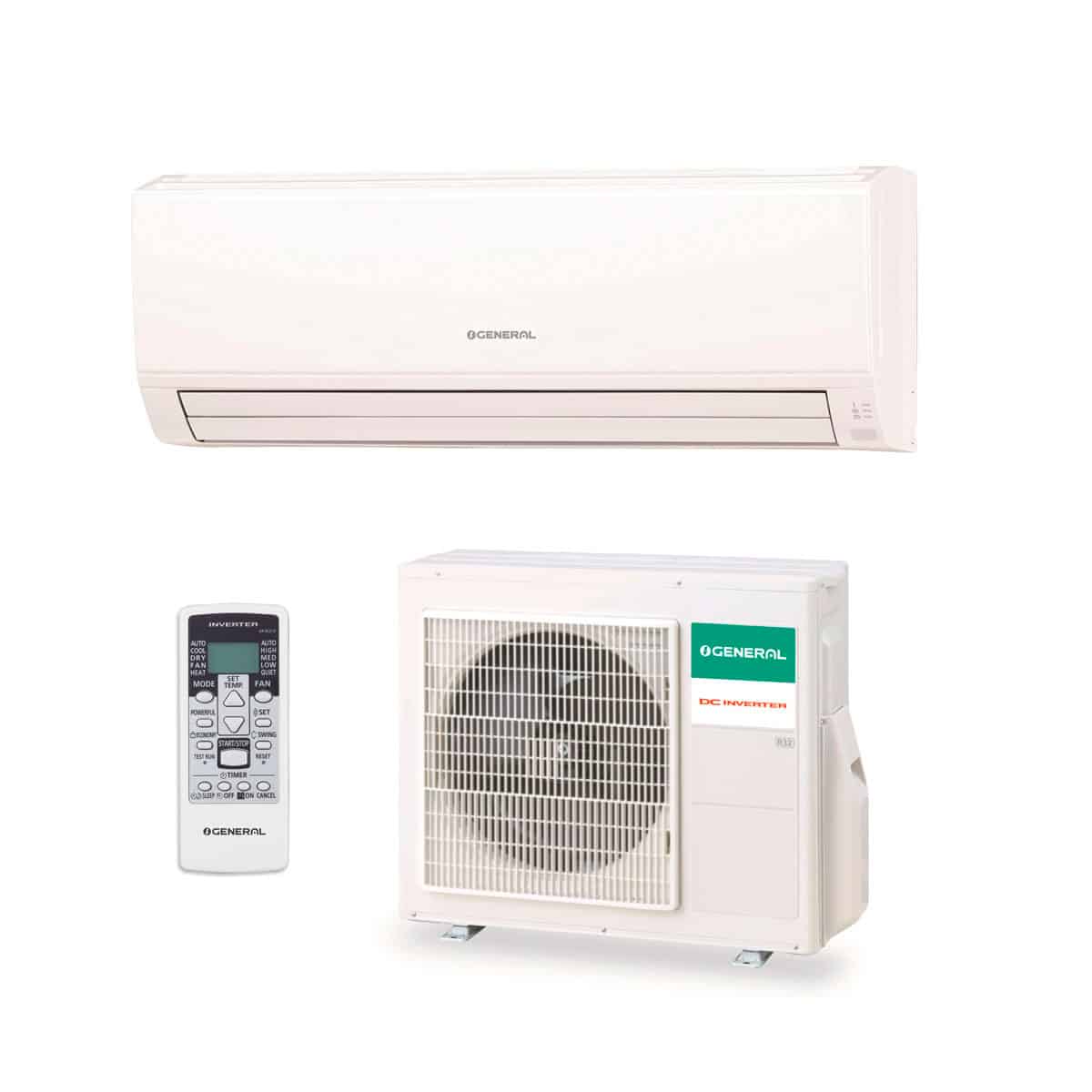 Aire Acondicionado Split General ASG24Ui-KL Inverter R32 (6.000 Frigorías)