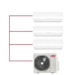 Aire Acondicionado Multi Split 2x1 Ariston ALYS NET TRIAL C80 25+35+35 con WIFI