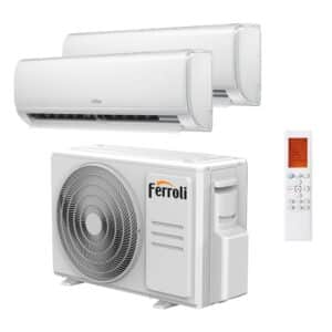 Aire Acondicionado Multi Split 2x1 Ferroli GIADA M 9+12