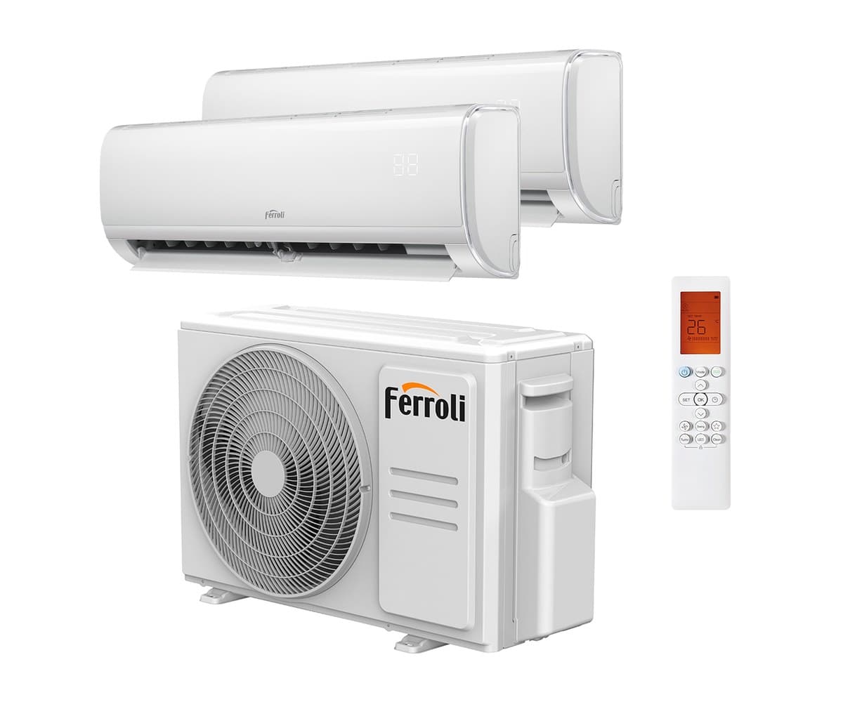Aire Acondicionado Multi Split 2x1 Ferroli GIADA M 9+12