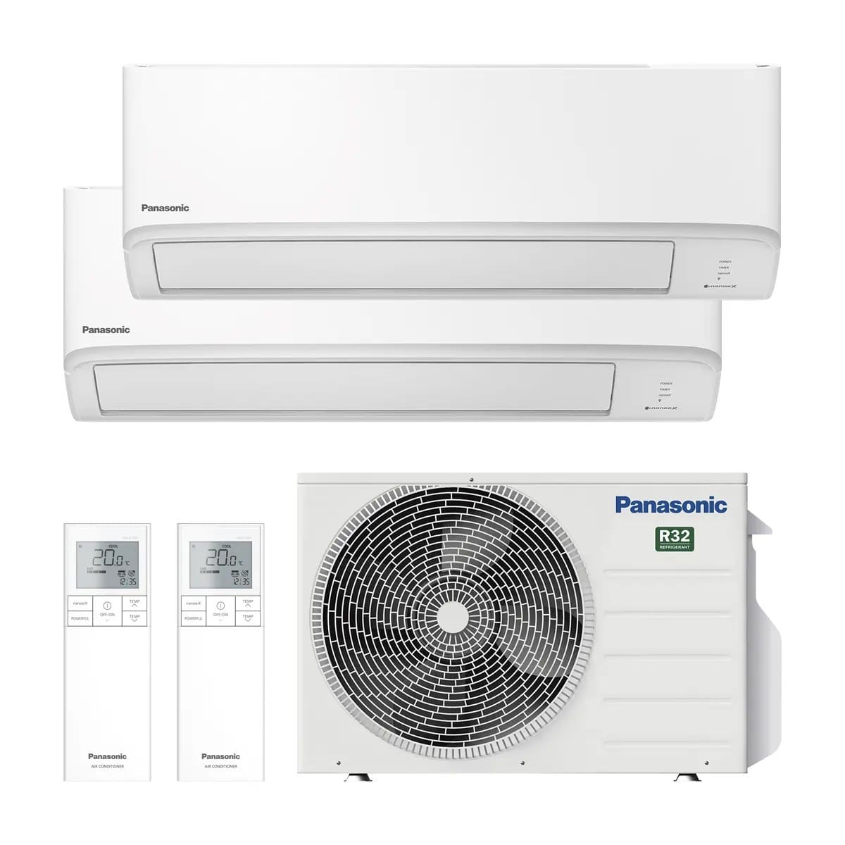 Aire Acondicionado Multi Split Panasonic KIT-2TZ2535-ZKE + Exterior 50