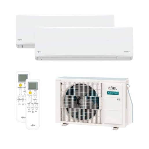 Aire Acondicionado Split 1x1 Fujitsu ASY25U2MI-KN + exterior 40