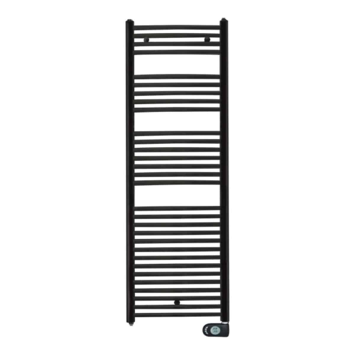 Radiador Cabel Toallero eléctrico negro mate ONIX 1466 x 500 750 W