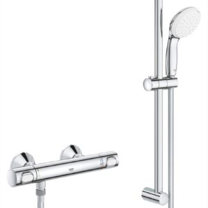 Grohtherm 500 conjunto termostática + ducha