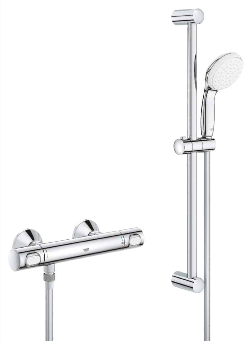 Grohtherm 500 conjunto termostática + ducha