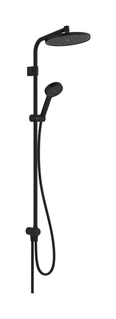 ACTIVERA S Showerpipe 240 1 jet Negro Mate