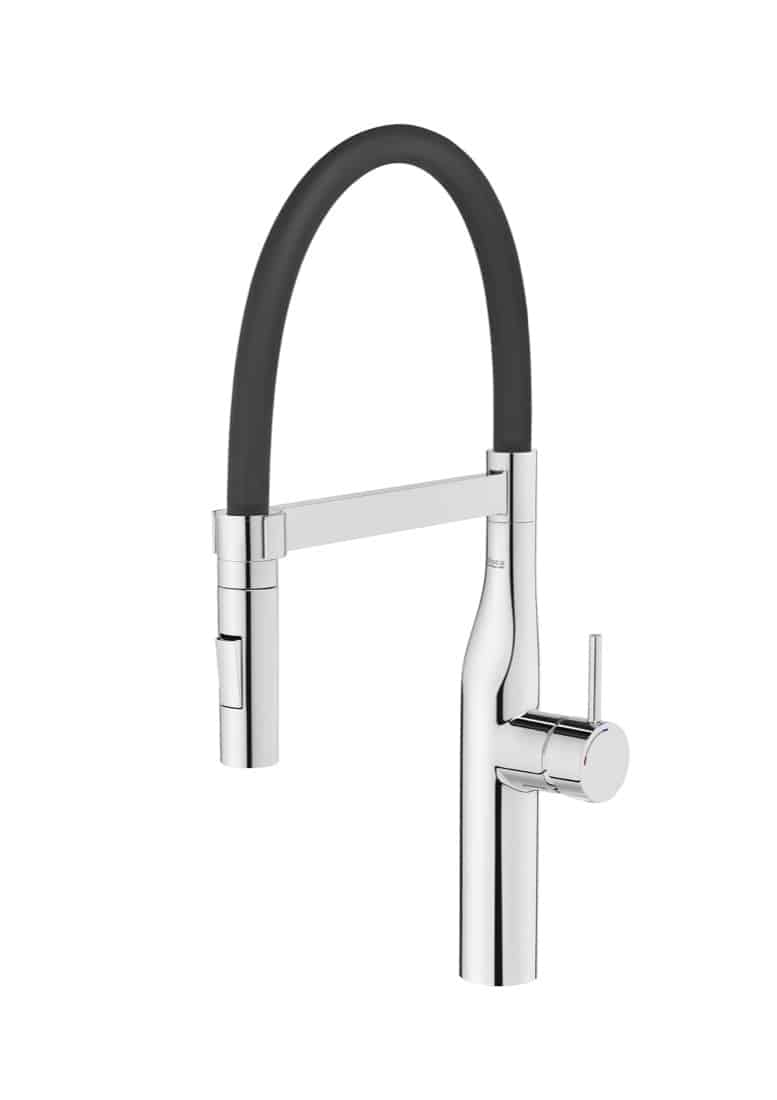 Mezclador GLERA PRO caño PVC ducha extraible
