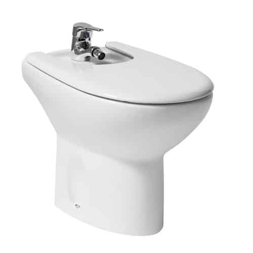 Bidé Roca Victoria para grifo monobloc blanco