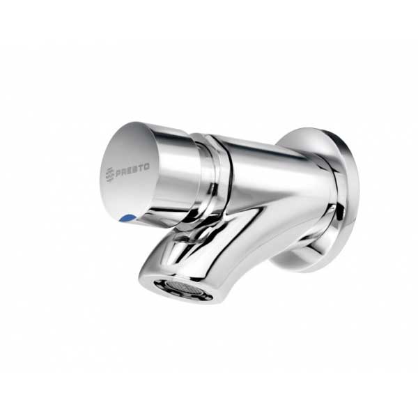 Grifo temporizado de lavabo mural Presto Arte-P