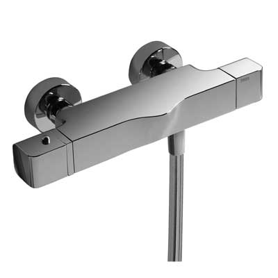 Grifo termostático de ducha Tres Cub-Tres cromado
