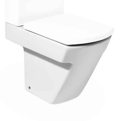 Inodoro compacto Roca Hall salida dual blanco, sin cisterna ni asiento