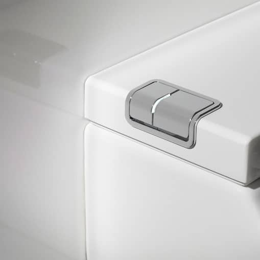 Inodoro con tanque integrado Roca Meridian In-Tank de suelo blanco