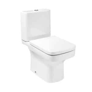 Inodoro Roca Dama N de suelo salida a pared blanco, sin tanque ni asiento