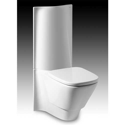 Inodoro Roca Frontalis salida dual blanco, sin cisterna ni asiento