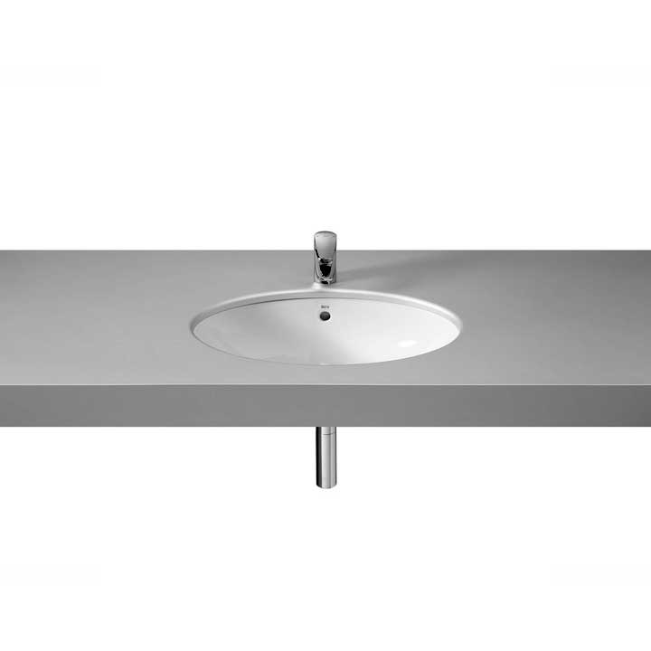 Lavabo bajo encimera Roca Berna 56 x 42 cm blanco