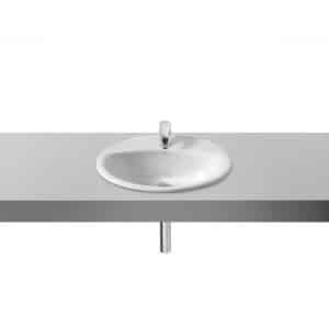 Lavabo de encimera Roca Aloa 56 x 47,5 cm blanco