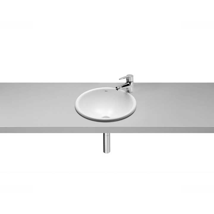 Lavabo de encimera Roca Foro Ø 36 cm blanco