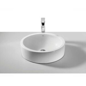 Lavabo de encimera Roca Fuego 49 x 39 cm blanco