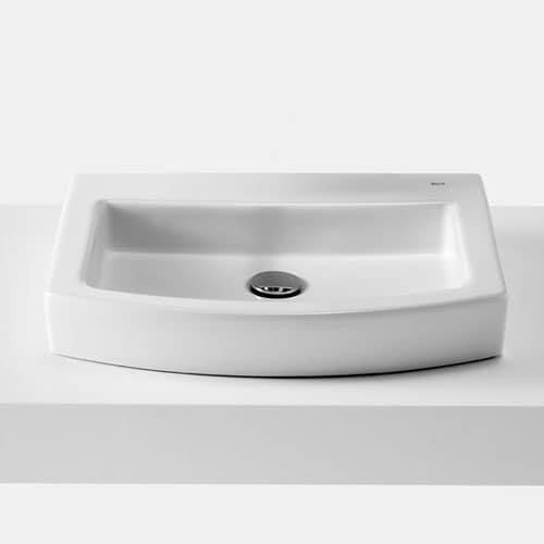 Lavabo de encimera Roca Hall Top 52 x 44 cm blanco