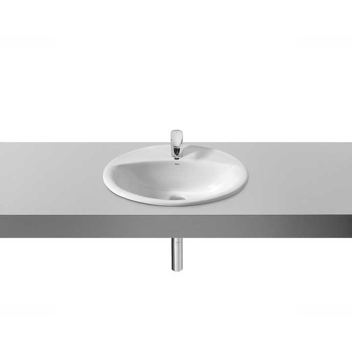 Lavabo de encimera Roca Java 56 x 47,5 cm blanco
