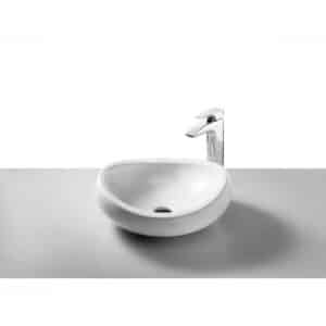 Lavabo de encimera Roca Urbi 1 Ø 45 cm blanco