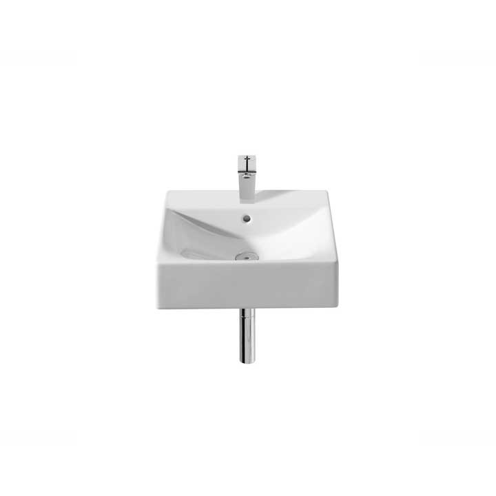 Lavabo mural o de encimera Roca Diverta 47 x 44 cm blanco