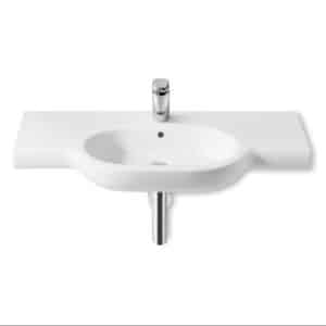 Lavabo mural Roca Meridian 100 x 46 cm blanco