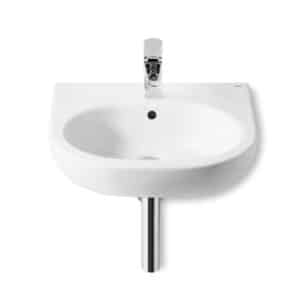 Lavabo mural Roca Meridian 50 x 46 cm blanco