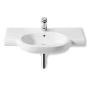 Lavabo mural Roca Meridian 85 x 46 cm blanco