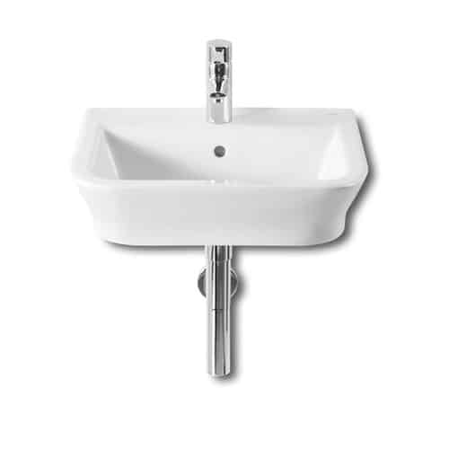 Lavabo mural Roca The Gap 50 x 42 cm blanco