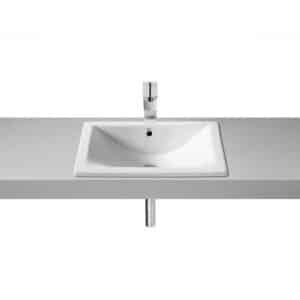 Lavabo sobre o bajo encimera Roca Diverta 50 x 38 cm blanco