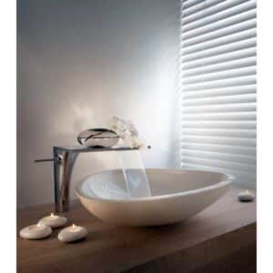 Monomando de lavabo Axor Massaud para lavabos especiales