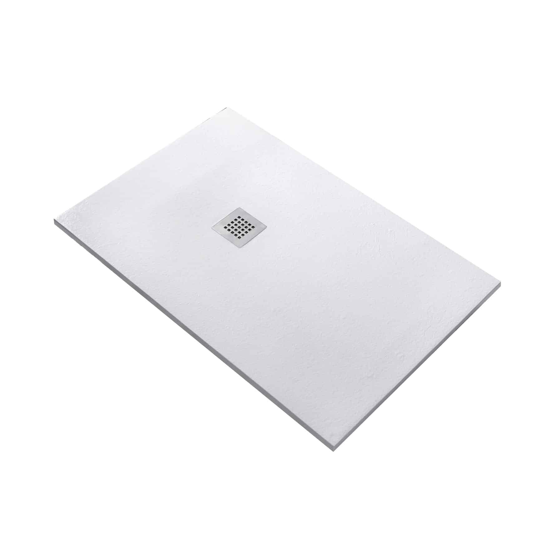 Plato de ducha Cabel Strato de resina 100 x 70 cm blanco