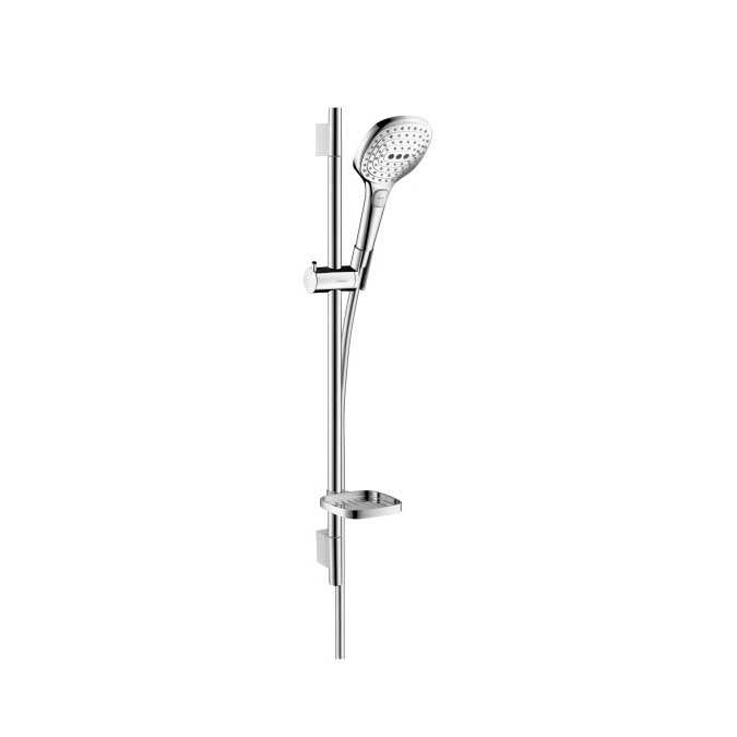 Set de ducha Hansgrohe Raindance Select E 120 CR/BL con barra de 65 cm