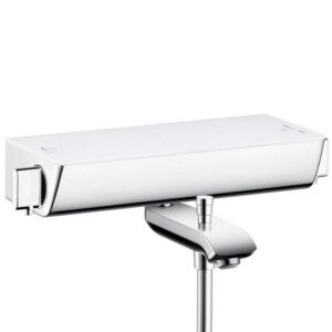 Termostato de bañera Hansgrohe Ecostat Select cromado y blanco