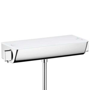 Termostato de ducha Hansgrohe Ecostat Select cromado y blanco