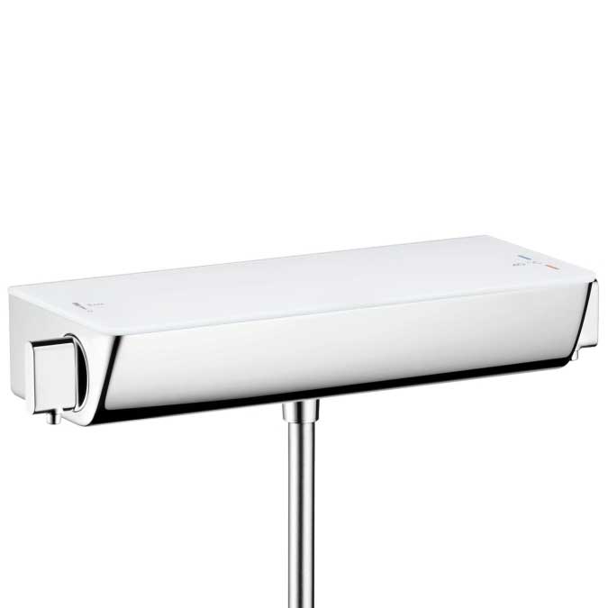 Termostato de ducha Hansgrohe Ecostat Select cromado y blanco